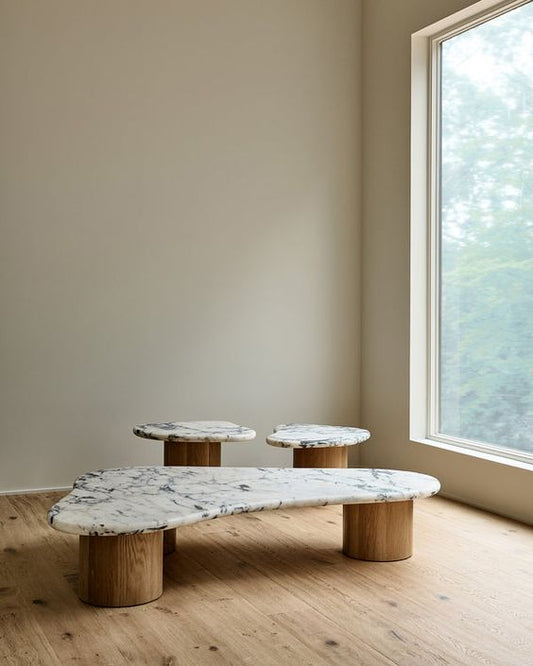 coffee tableBVG WABI 侘寂寶格麗大理石茶几WĒNDĀO