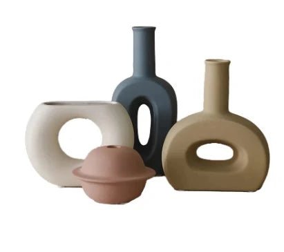 vaseENJOY LIFE享受生活手工陶瓷花瓶WĒNDĀO