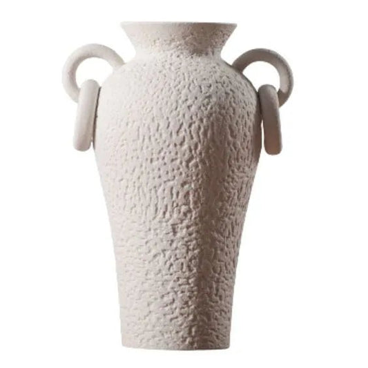 vaseLADY 侘寂雙耳手工陶製花瓶WĒNDĀO