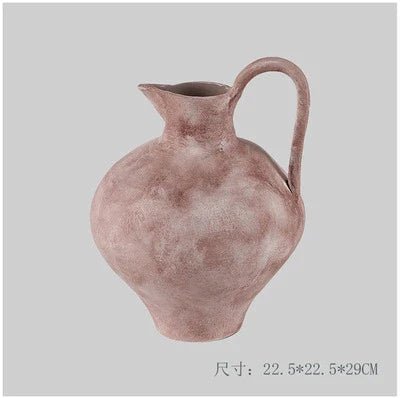 vaseLARA PLUMP 侘寂手工陶瓷花瓶(單耳豐腴)WĒNDĀO