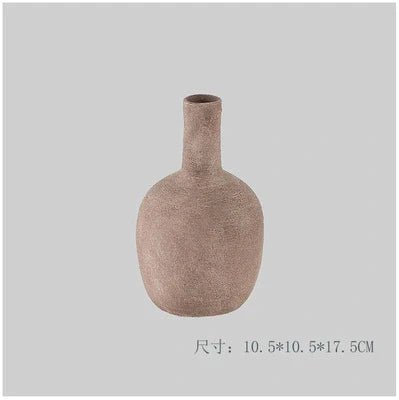 vaseLARA THIN 侘寂手工陶瓷花瓶(細長)WĒNDĀO