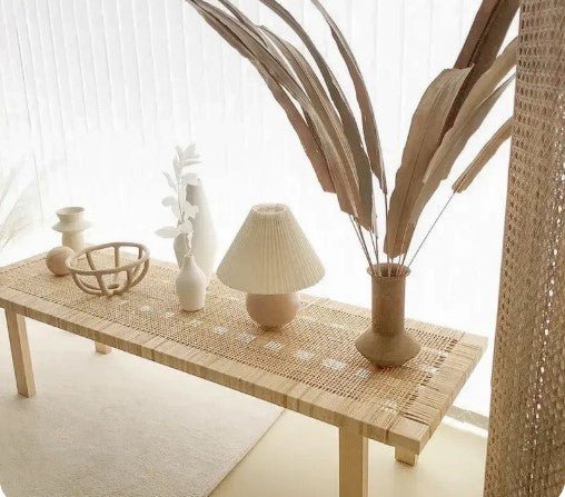 coffee tableTake a Break休息一下手工藤編茶几WĒNDĀO