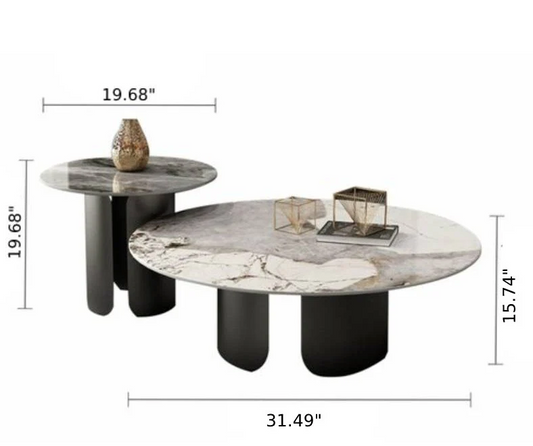 fogg-stone-marble-coffee-table-set-輕奢石板茶几邊桌組合