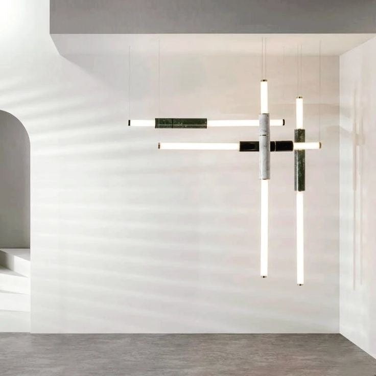 cross-modern-marble-hanging-light-大理石現代藝術吊燈