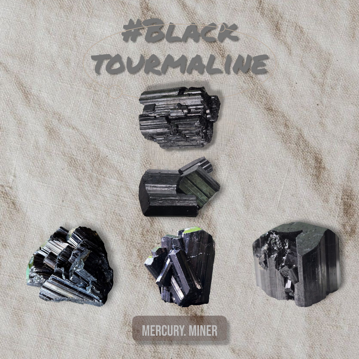 黑碧璽（Black Tourmaline）