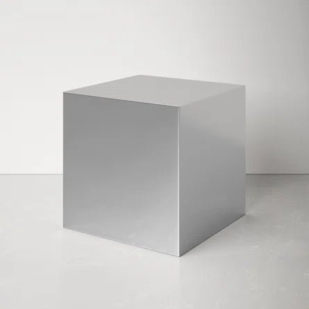 side tableCUBE 簡約科技方形不銹鋼矮墩邊桌WĒNDĀO