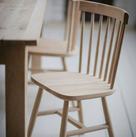 dining chairEASE 日式極簡手工製白橡木餐椅WĒNDĀO