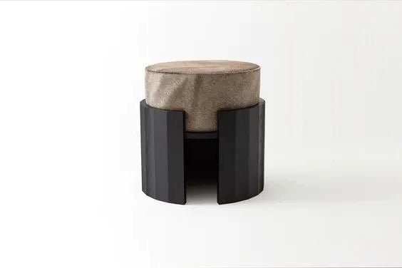 stoolHUGGY 新中式灰色椅凳梳妝凳WĒNDĀO