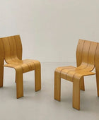 dining chairJIIG 中世紀北歐設計師彎曲實木餐椅休閒椅WĒNDĀO