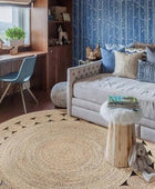 rugJute Corner 一角縷空手工編織地墊WĒNDĀO
