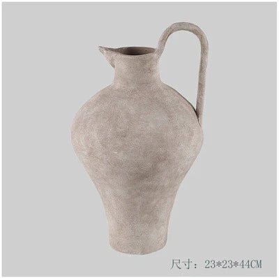 vaseLARA PLUMP 侘寂手工陶瓷花瓶(單耳豐腴)WĒNDĀO