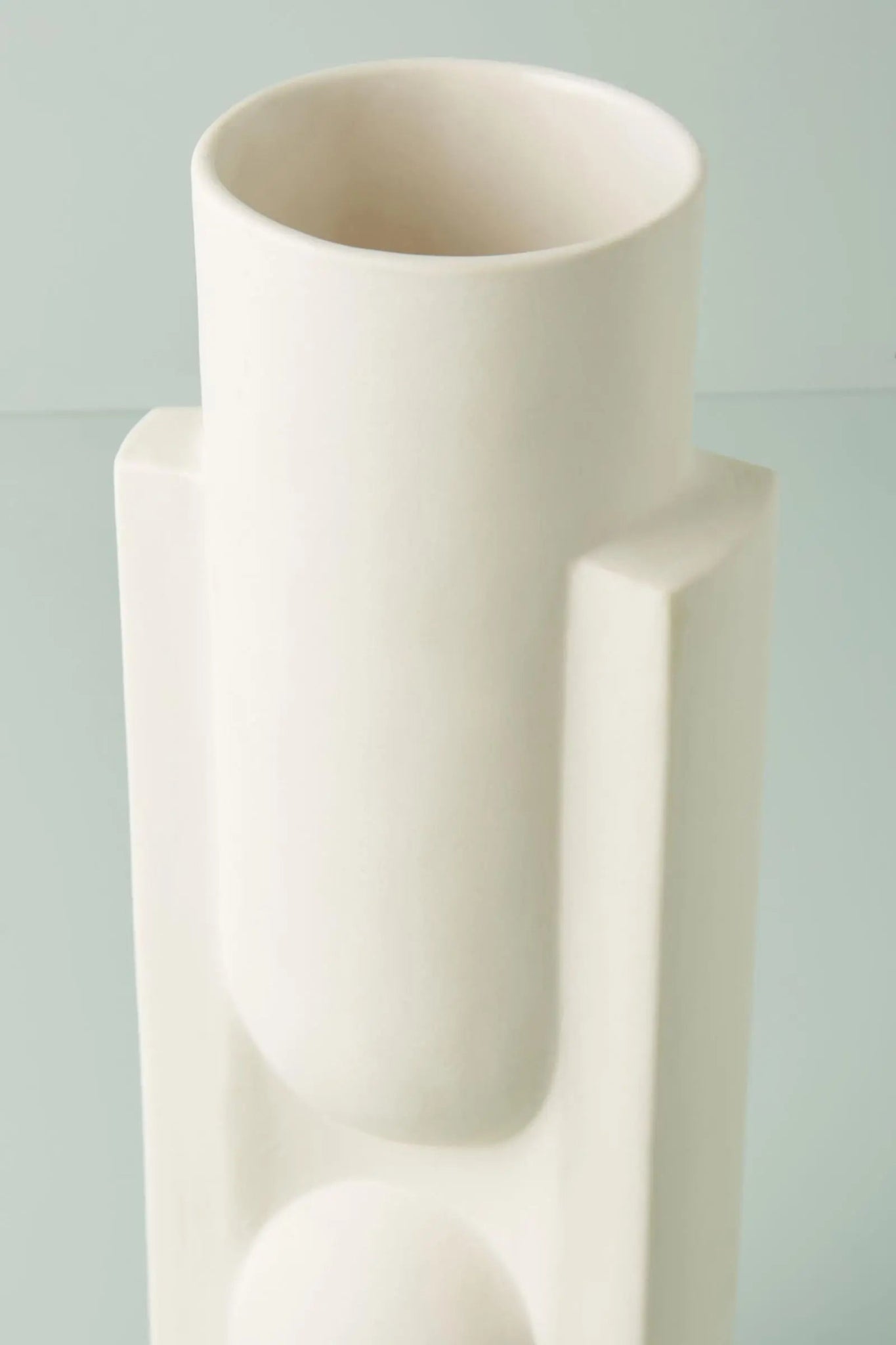 vaseSTATUE 侘寂白色手工陶瓷花瓶WĒNDĀO